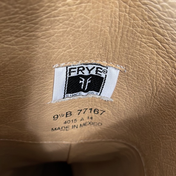 Frye Tall Boots Melissa Button Cognac Size 9.5 - Picture 9 of 12